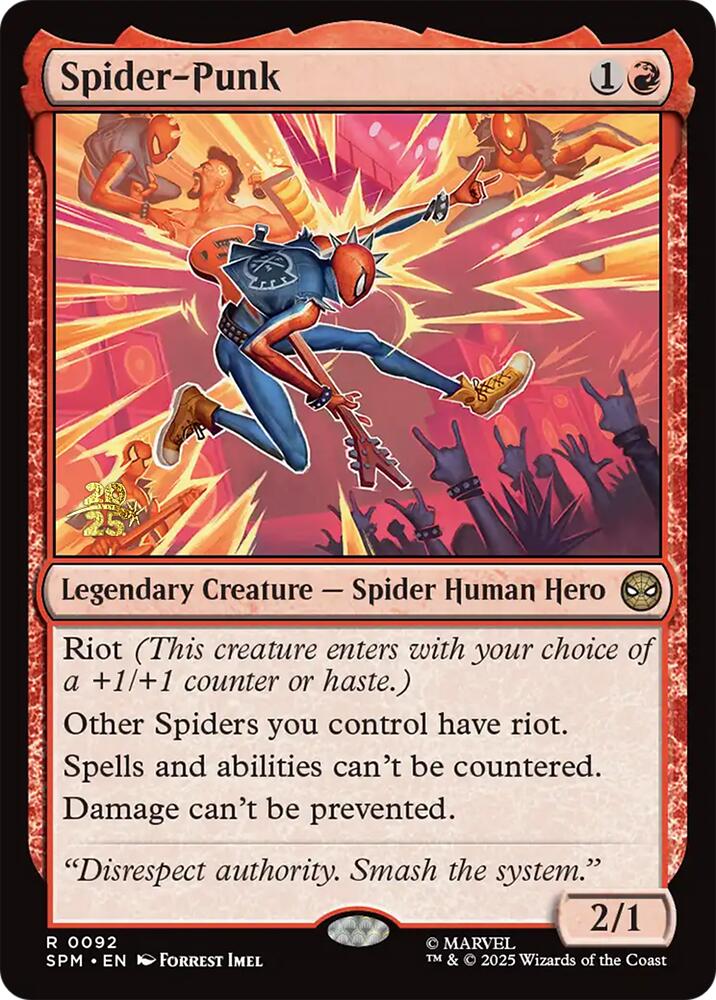 Spider-Punk [Marvel's Spider-Man Prerelease Promos] | Exor Games Dartmouth