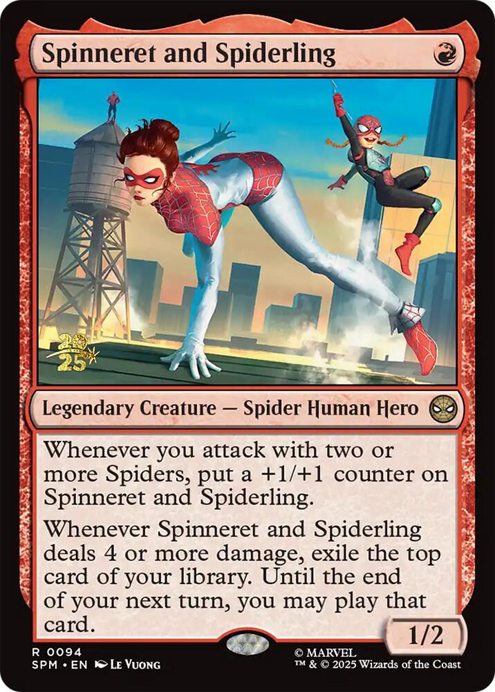 Spinneret and Spiderling [Marvel's Spider-Man Prerelease Promos] | Exor Games Dartmouth