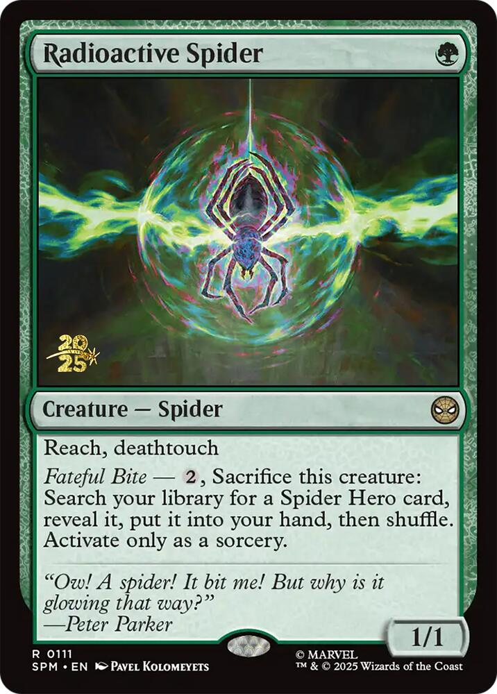 Radioactive Spider [Marvel's Spider-Man Prerelease Promos] | Exor Games Dartmouth