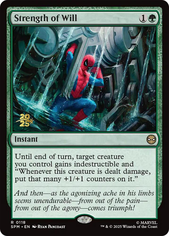 Strength of Will [Marvel's Spider-Man Prerelease Promos] | Exor Games Dartmouth