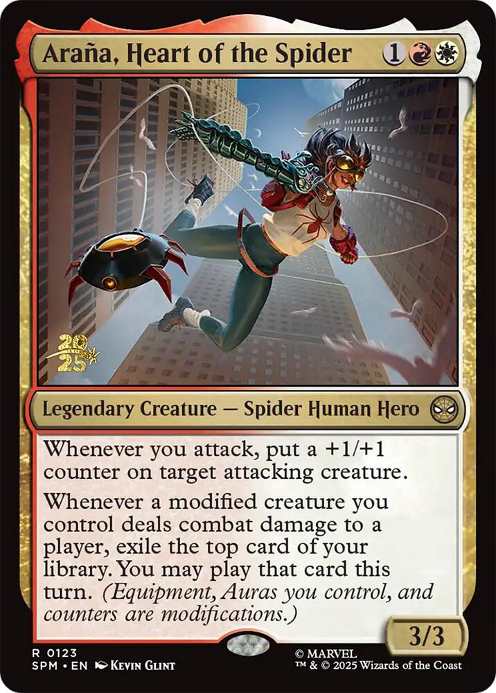 Arana, Heart of the Spider [Marvel's Spider-Man Prerelease Promos] | Exor Games Dartmouth
