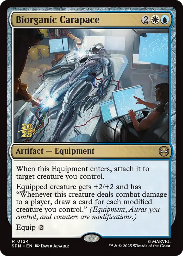 Biorganic Carapace [Marvel's Spider-Man Prerelease Promos] | Exor Games Dartmouth
