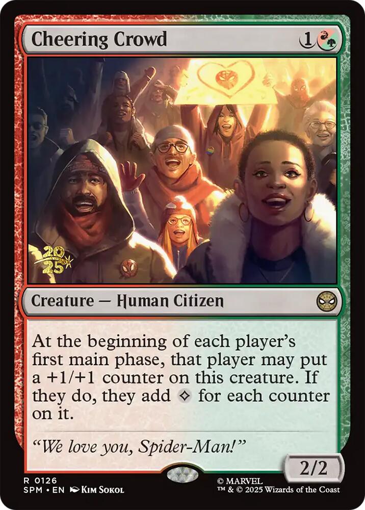 Cheering Crowd [Marvel's Spider-Man Prerelease Promos] | Exor Games Dartmouth