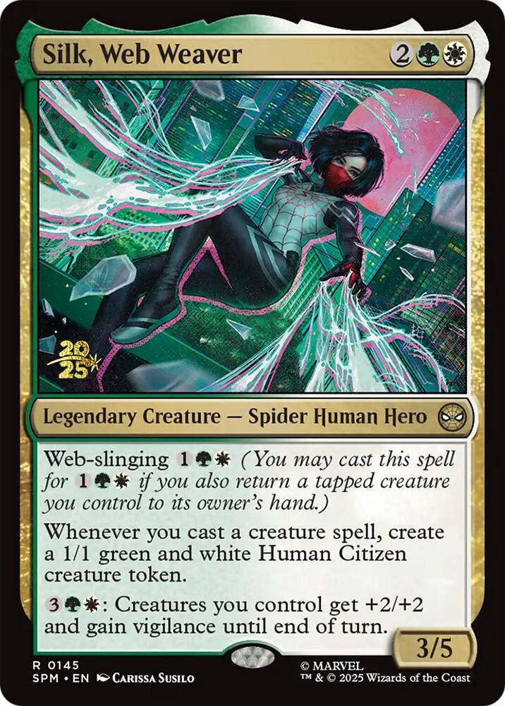 Silk, Web Weaver [Marvel's Spider-Man Prerelease Promos] | Exor Games Dartmouth