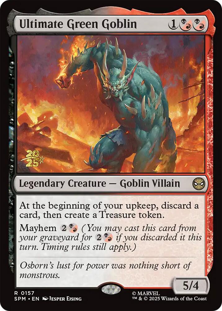 Ultimate Green Goblin [Marvel's Spider-Man Prerelease Promos] | Exor Games Dartmouth