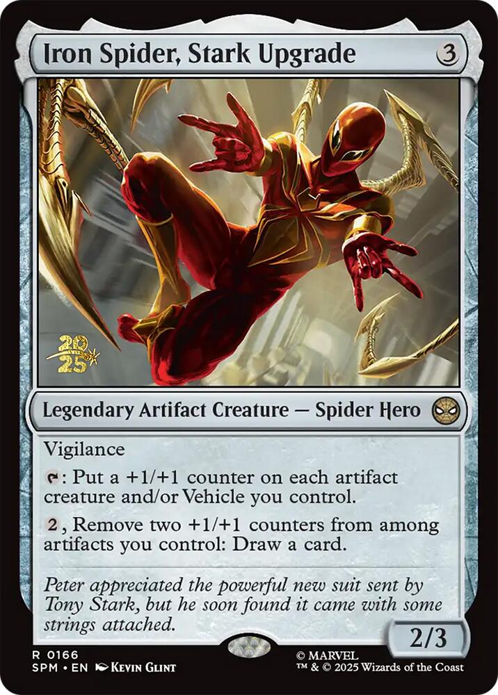 Iron Spider, Stark Upgrade [Marvel's Spider-Man Prerelease Promos] | Exor Games Dartmouth