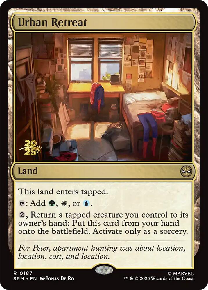 Urban Retreat [Marvel's Spider-Man Prerelease Promos] | Exor Games Dartmouth
