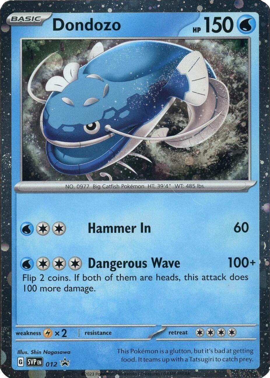 Dondozo (012) (Cosmos Holo) [Scarlet & Violet: Black Star Promos] | Exor Games Dartmouth