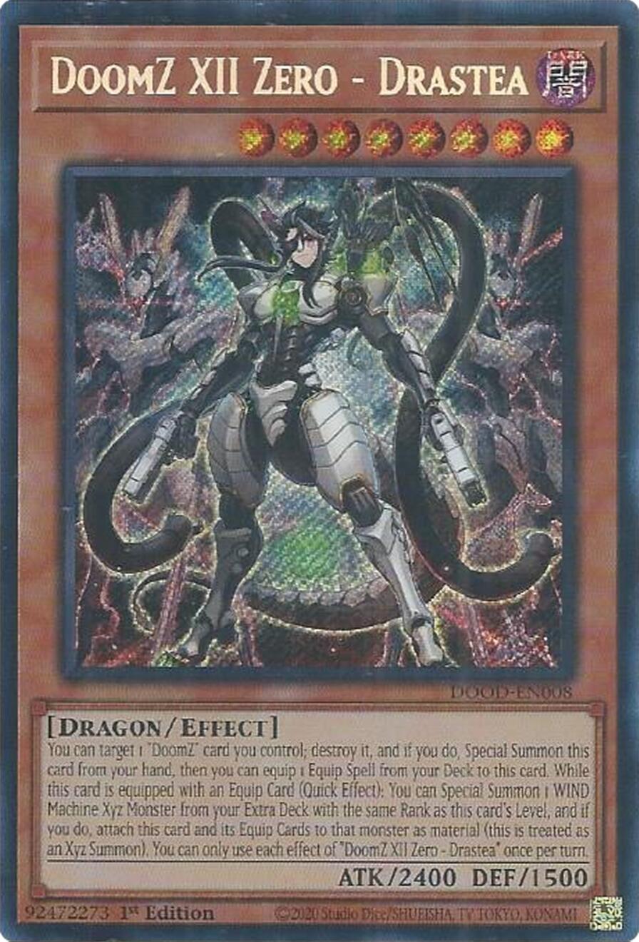 DoomZ XII Zero - Drastea [DOOD-EN008] Secret Rare | Exor Games Dartmouth