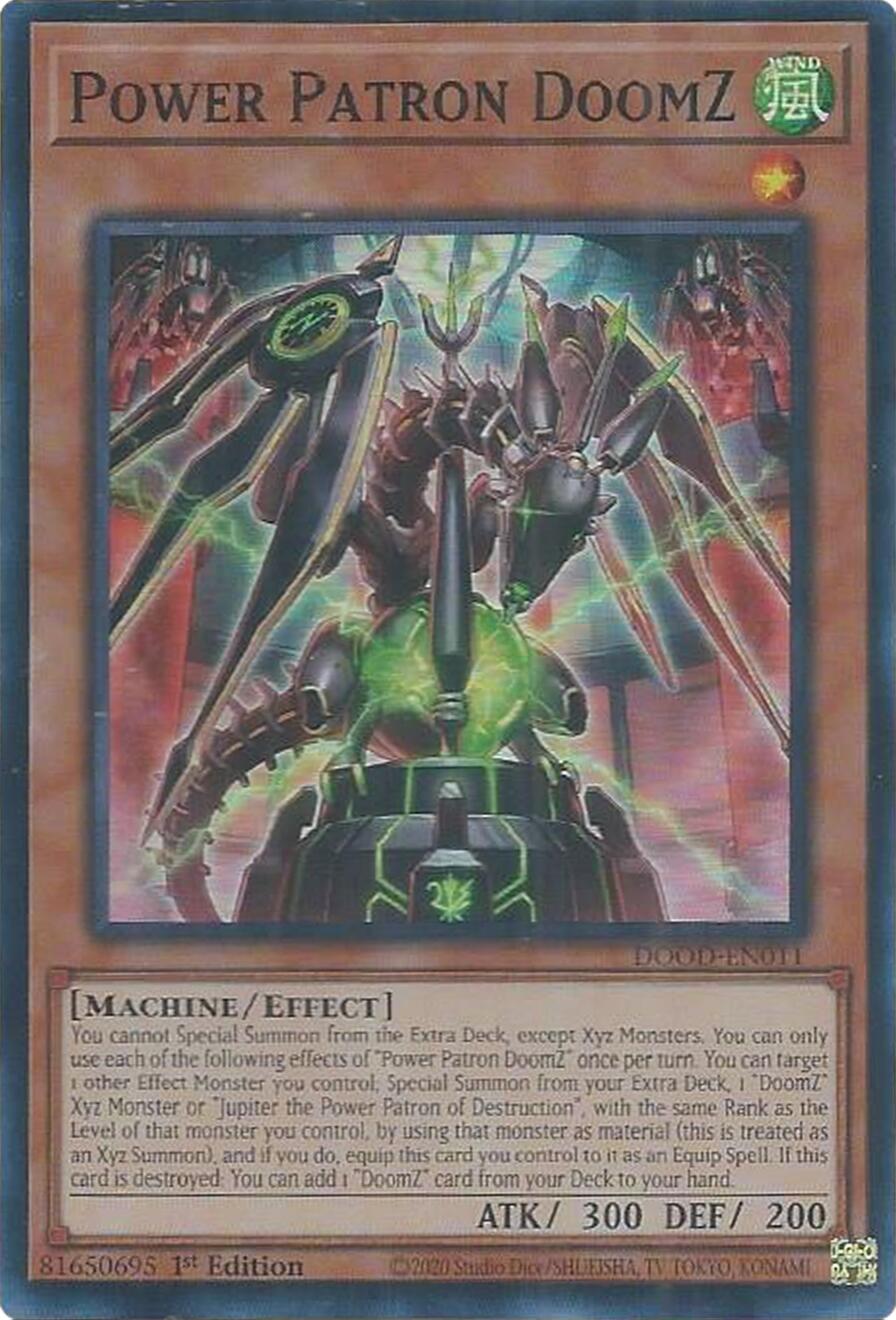 Power Patron DoomZ [DOOD-EN011] Super Rare | Exor Games Dartmouth