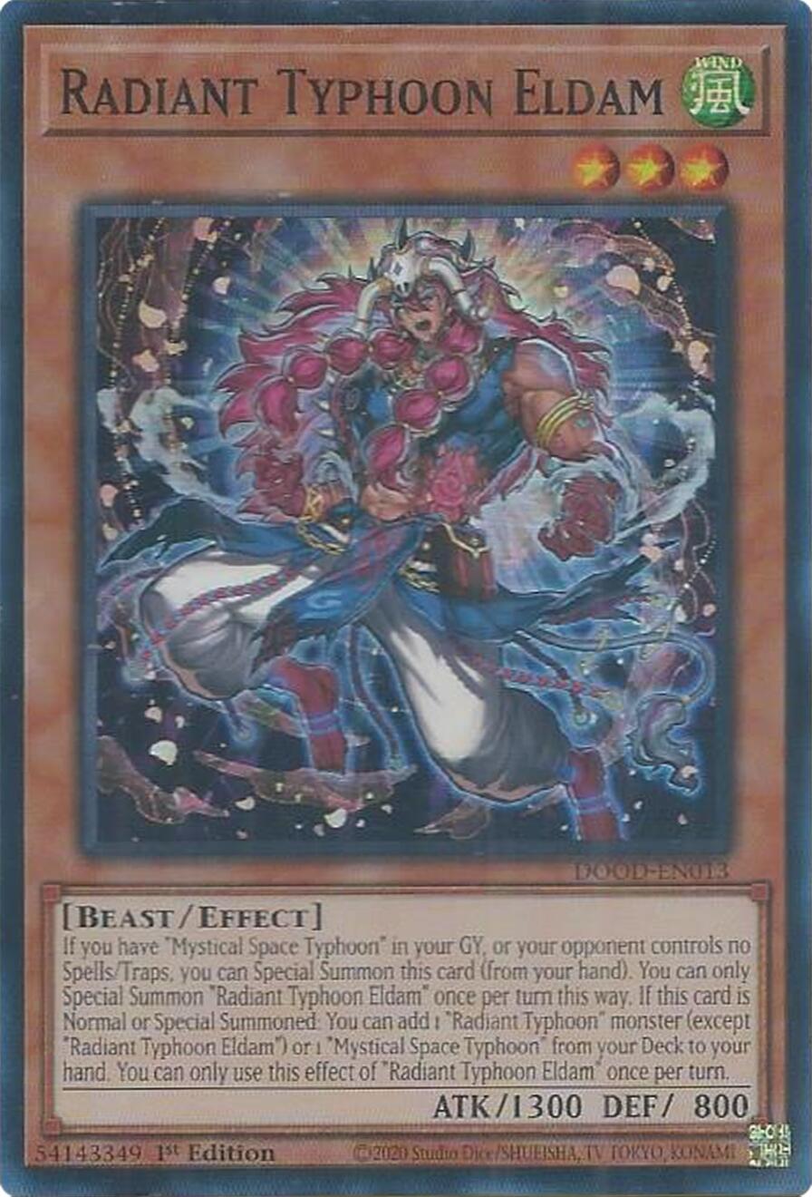 Radiant Typhoon Eldam [DOOD-EN013] Super Rare | Exor Games Dartmouth
