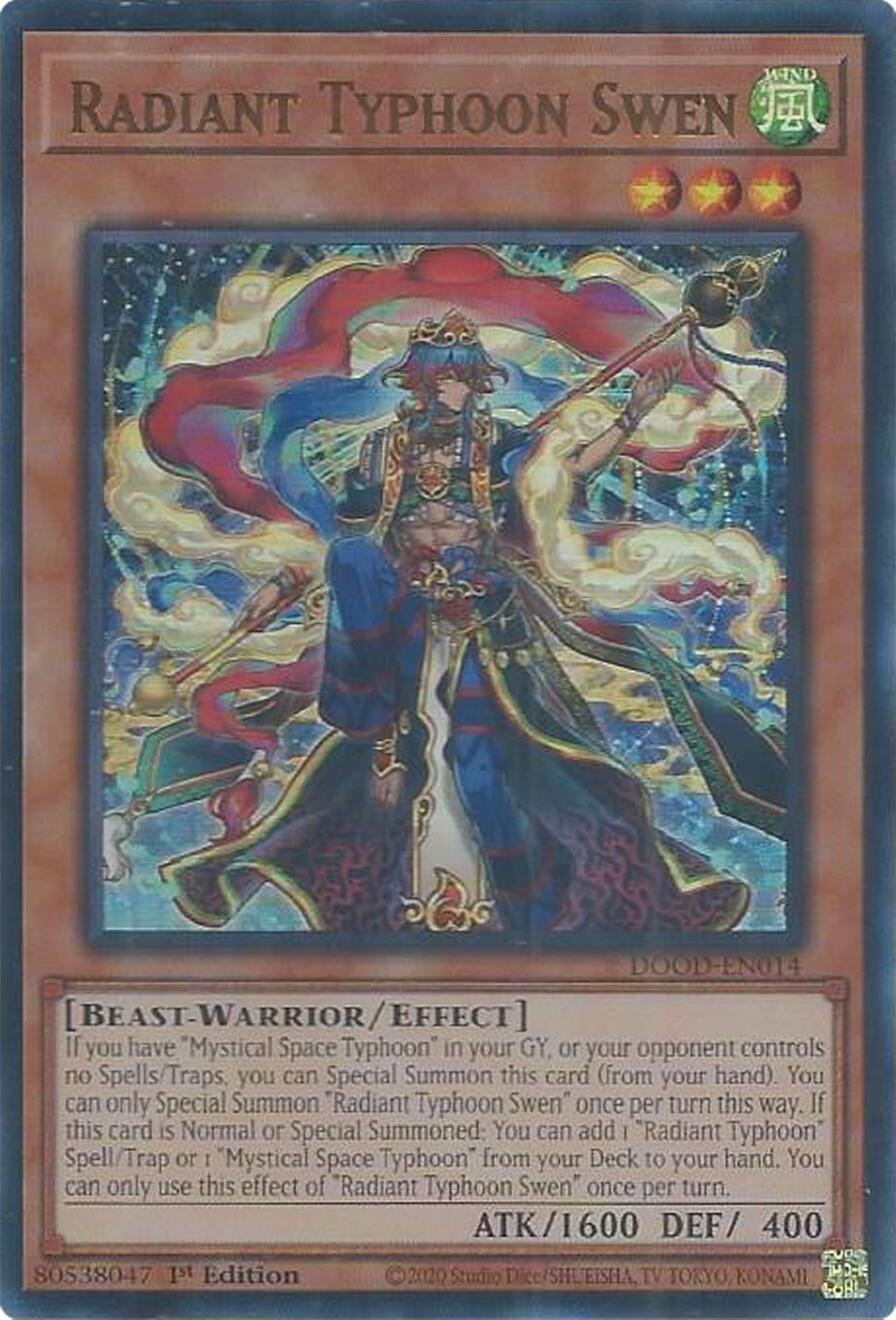 Radiant Typhoon Swen [DOOD-EN014] Ultra Rare | Exor Games Dartmouth