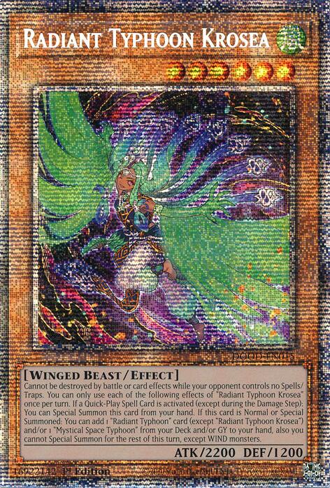 Radiant Typhoon Krosea (Starlight Rare) [DOOD-EN015] Starlight Rare | Exor Games Dartmouth