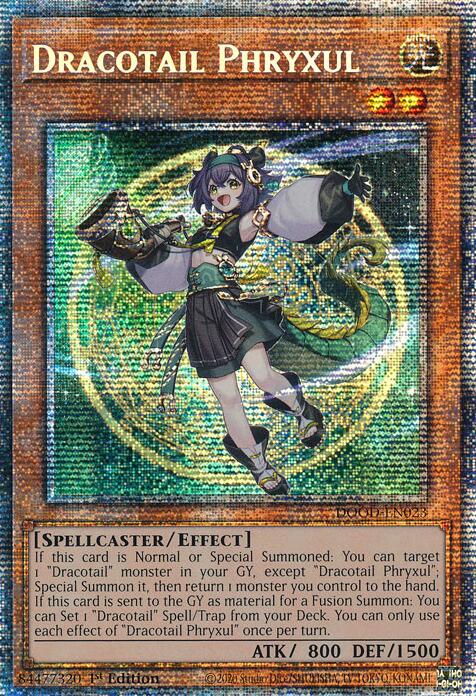 Dracotail Phryxul (Starlight Rare) [DOOD-EN023] Starlight Rare | Exor Games Dartmouth