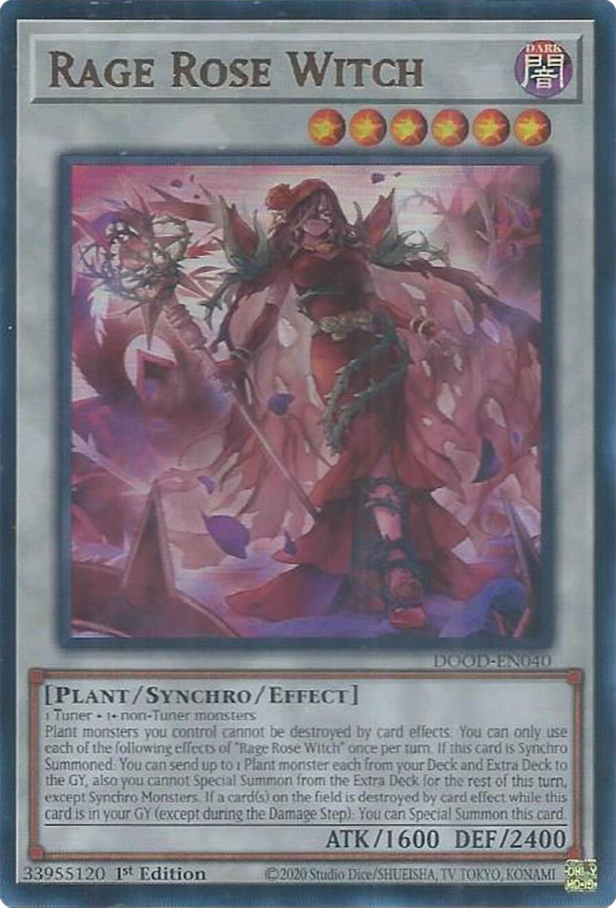 Rage Rose Witch [DOOD-EN040] Ultra Rare | Exor Games Dartmouth