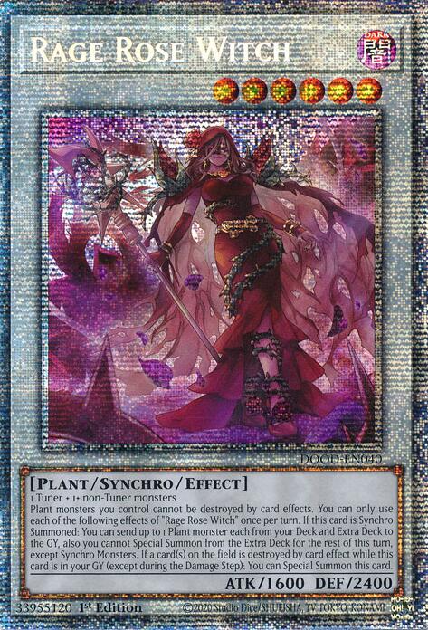 Rage Rose Witch (Starlight Rare) [DOOD-EN040] Starlight Rare | Exor Games Dartmouth