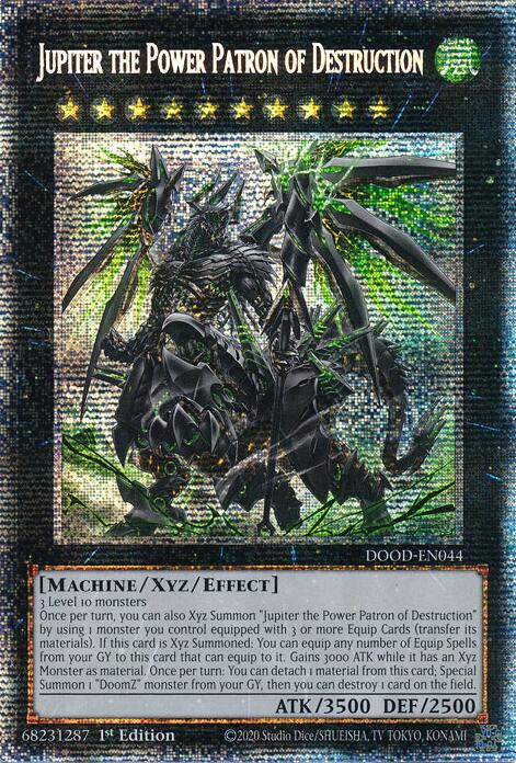 Jupiter the Power Patron of Destruction (Starlight Rare) [DOOD-EN044] Starlight Rare | Exor Games Dartmouth