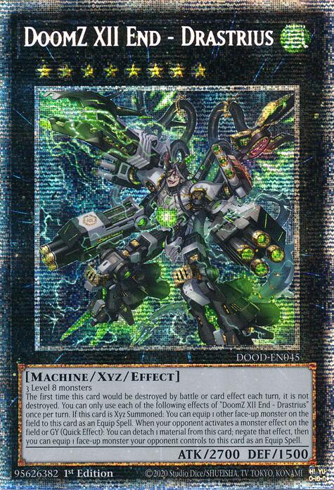 DoomZ XII End - Drastrius (Starlight Rare) [DOOD-EN045] Starlight Rare | Exor Games Dartmouth