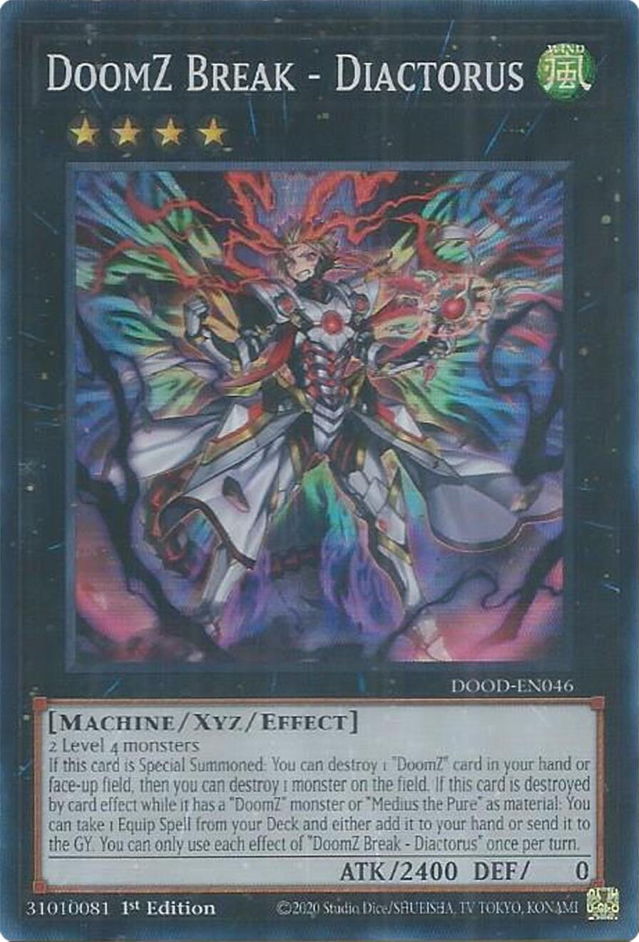 DoomZ Break - Diactorus [DOOD-EN046] Super Rare | Exor Games Dartmouth