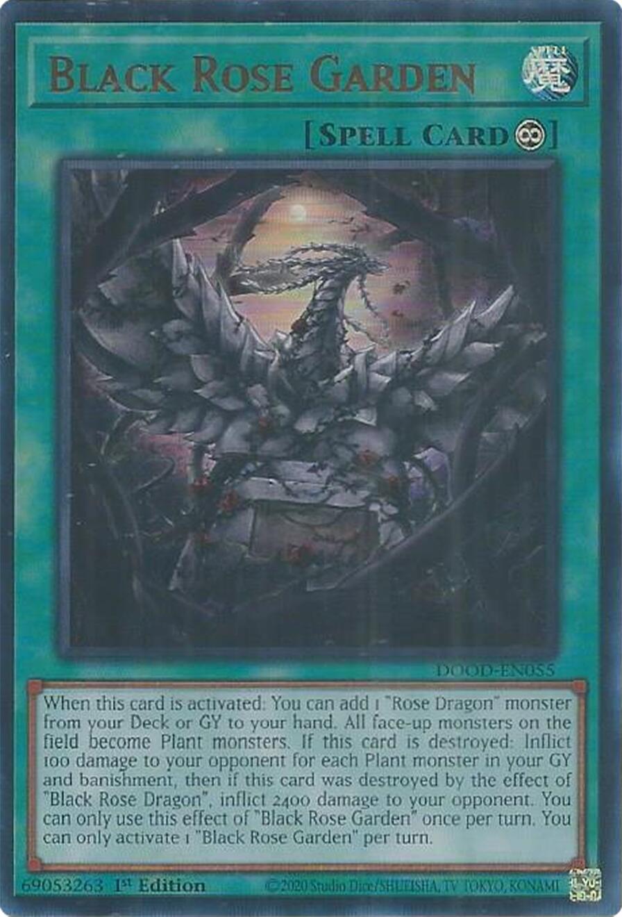 Black Rose Garden [DOOD-EN055] Ultra Rare | Exor Games Dartmouth