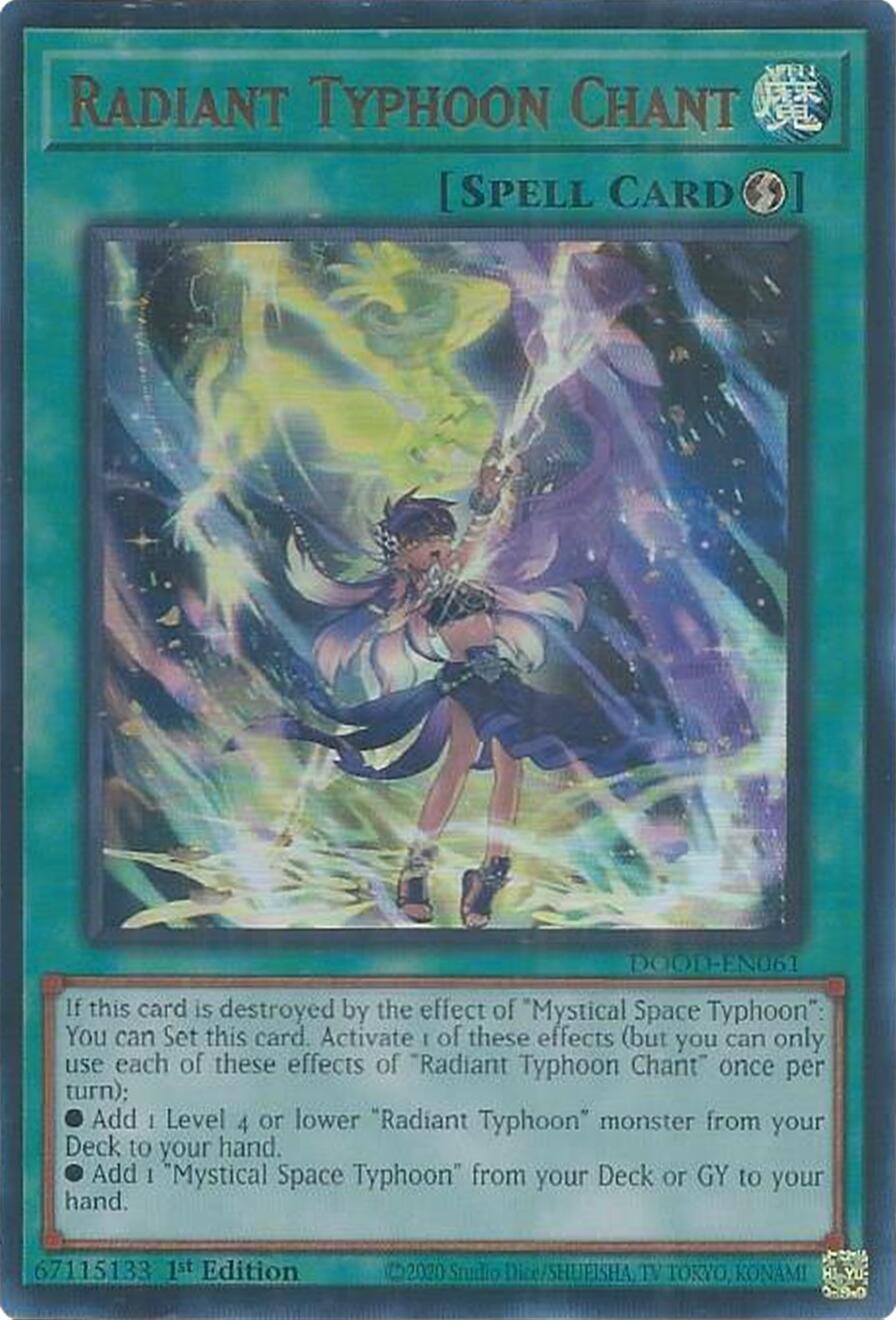 Radiant Typhoon Chant [DOOD-EN061] Ultra Rare | Exor Games Dartmouth