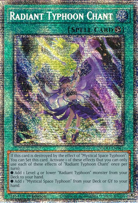 Radiant Typhoon Chant (Starlight Rare) [DOOD-EN061] Starlight Rare | Exor Games Dartmouth