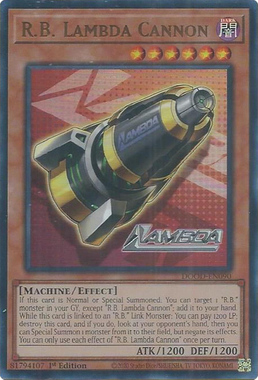 R.B. Lambda Cannon [DOOD-EN090] Ultra Rare | Exor Games Dartmouth
