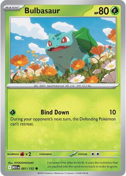 Bulbasaur (001/132) [Mega Evolutions: Base Set] | Exor Games Dartmouth