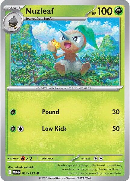 Nuzleaf (014/132) [Mega Evolutions: Base Set] | Exor Games Dartmouth