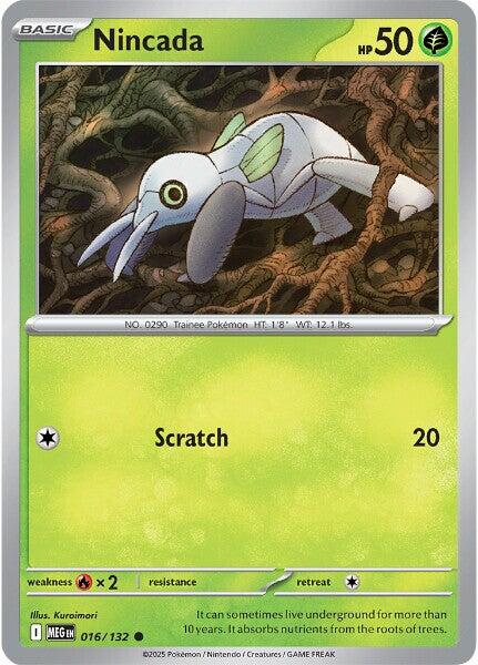 Nincada (016/132) [Mega Evolutions: Base Set] | Exor Games Dartmouth