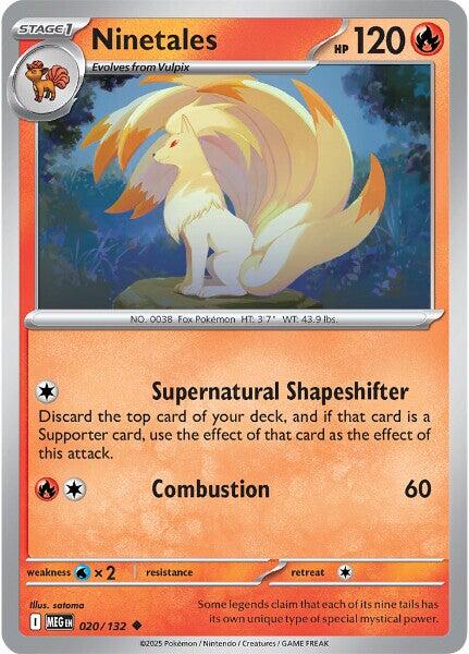 Ninetales (020/132) [Mega Evolution: Base Set] | Exor Games Dartmouth
