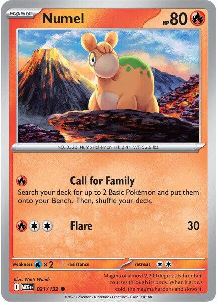 Numel (021/132) [Mega Evolutions: Base Set] | Exor Games Dartmouth