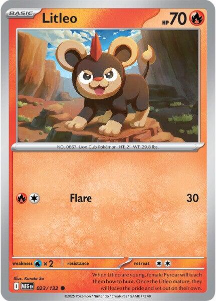 Litleo (023/132) [Mega Evolutions: Base Set] | Exor Games Dartmouth