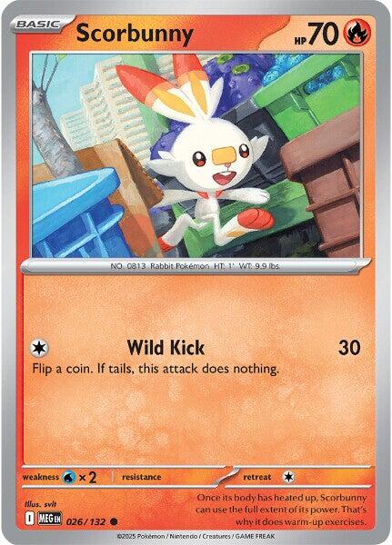 Scorbunny (026/132) [Mega Evolution: Base Set] | Exor Games Dartmouth