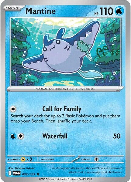 Mantine (032/132) [Mega Evolutions: Base Set] | Exor Games Dartmouth
