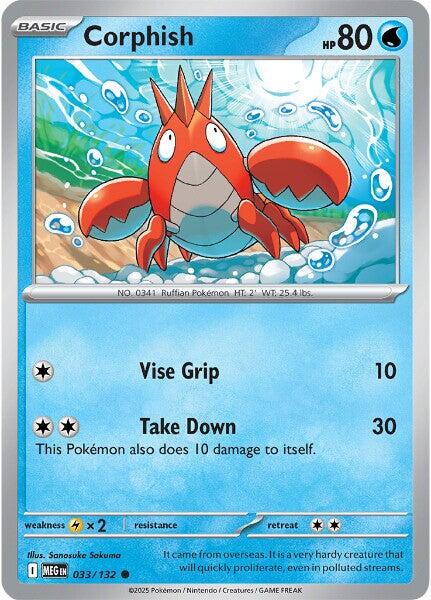 Corphish (033/132) [Mega Evolutions: Base Set] | Exor Games Dartmouth