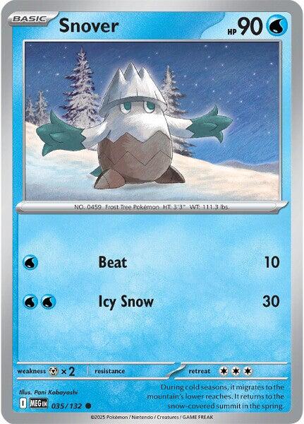Snover (035/132) [Mega Evolutions: Base Set] | Exor Games Dartmouth