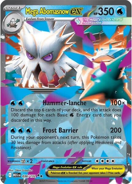 Mega Abomasnow ex (036/132) [Mega Evolutions: Base Set] | Exor Games Dartmouth
