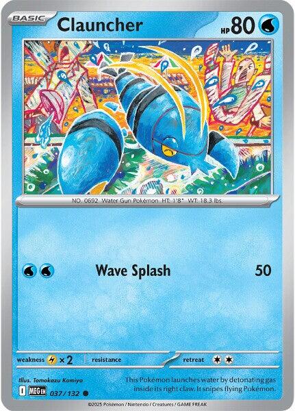Clauncher (037/132) [Mega Evolutions: Base Set] | Exor Games Dartmouth