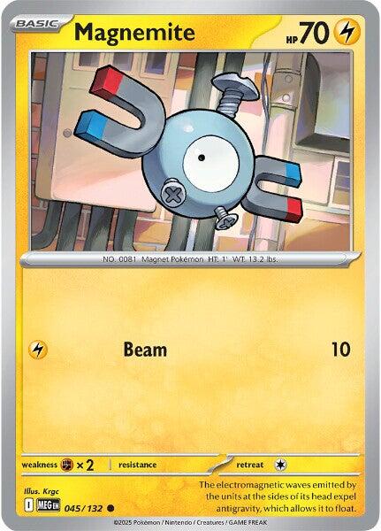 Magnemite (045/132) [Mega Evolutions: Base Set] | Exor Games Dartmouth