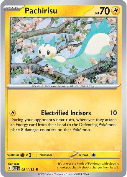 Pachirisu (051/132) [Mega Evolution: Base Set] | Exor Games Dartmouth