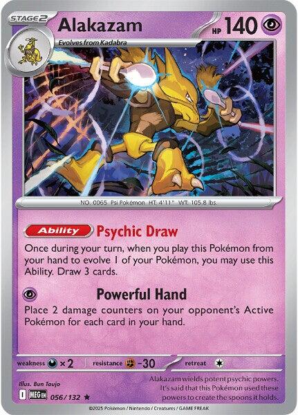 Alakazam (056/132) [Mega Evolutions: Base Set] | Exor Games Dartmouth