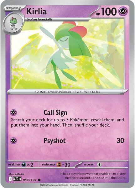 Kirlia (059/132) [Mega Evolutions: Base Set] | Exor Games Dartmouth