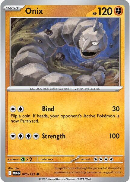 Onix (070/132) [Mega Evolutions: Base Set] | Exor Games Dartmouth