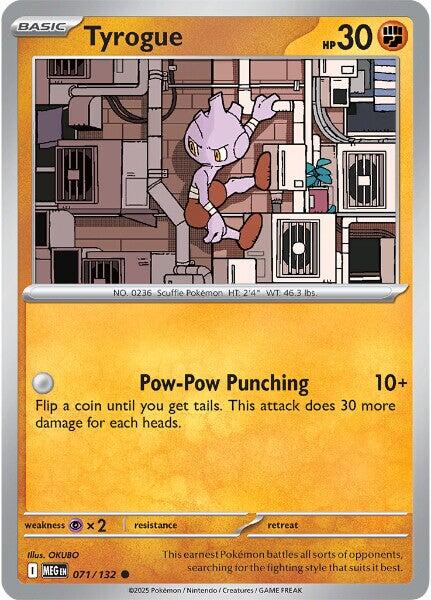 Tyrogue (071/132) [Mega Evolutions: Base Set] | Exor Games Dartmouth