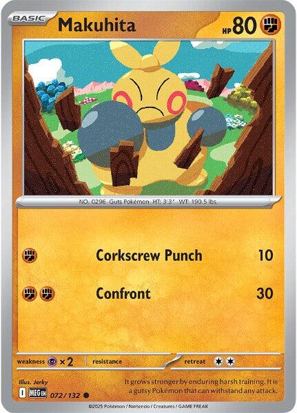 Makuhita (072/132) [Mega Evolutions: Base Set] | Exor Games Dartmouth