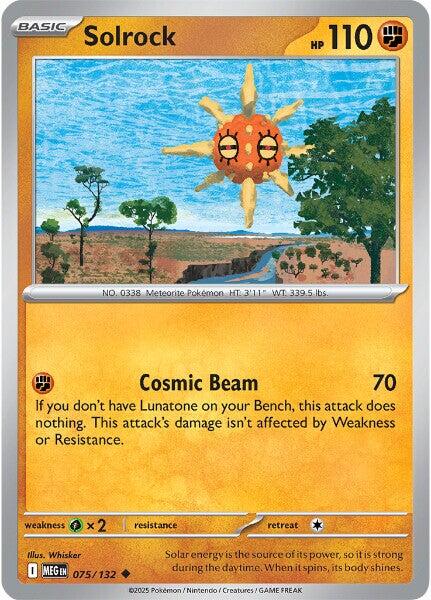 Solrock (075/132) [Mega Evolutions: Base Set] | Exor Games Dartmouth