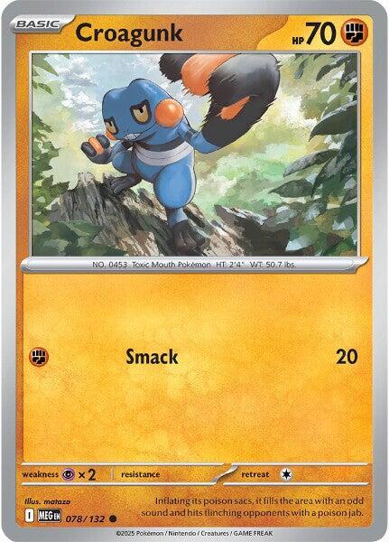 Croagunk (078/132) [Mega Evolution: Base Set] | Exor Games Dartmouth