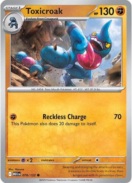 Toxicroak (079/132) [Mega Evolutions: Base Set] | Exor Games Dartmouth