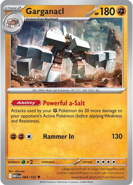 Garganacl (084/132) [Mega Evolutions: Base Set] | Exor Games Dartmouth